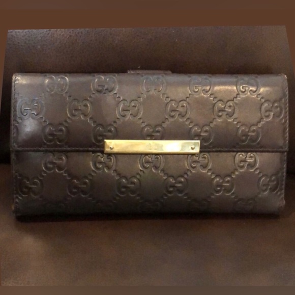 GUCCI Abbey GG Web Monogram Canvas Brown Leather Crossbody Shoulder Bag - Picture 16 of 17